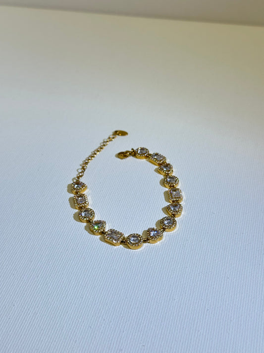 crystal wave bracelet